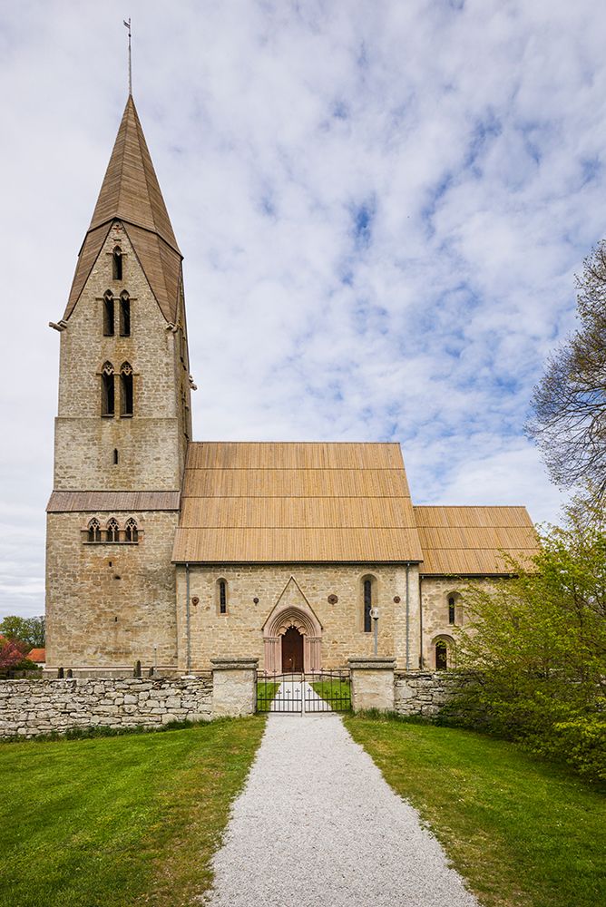 Sweden-Gotland Island-Oja-Oja church-exterior